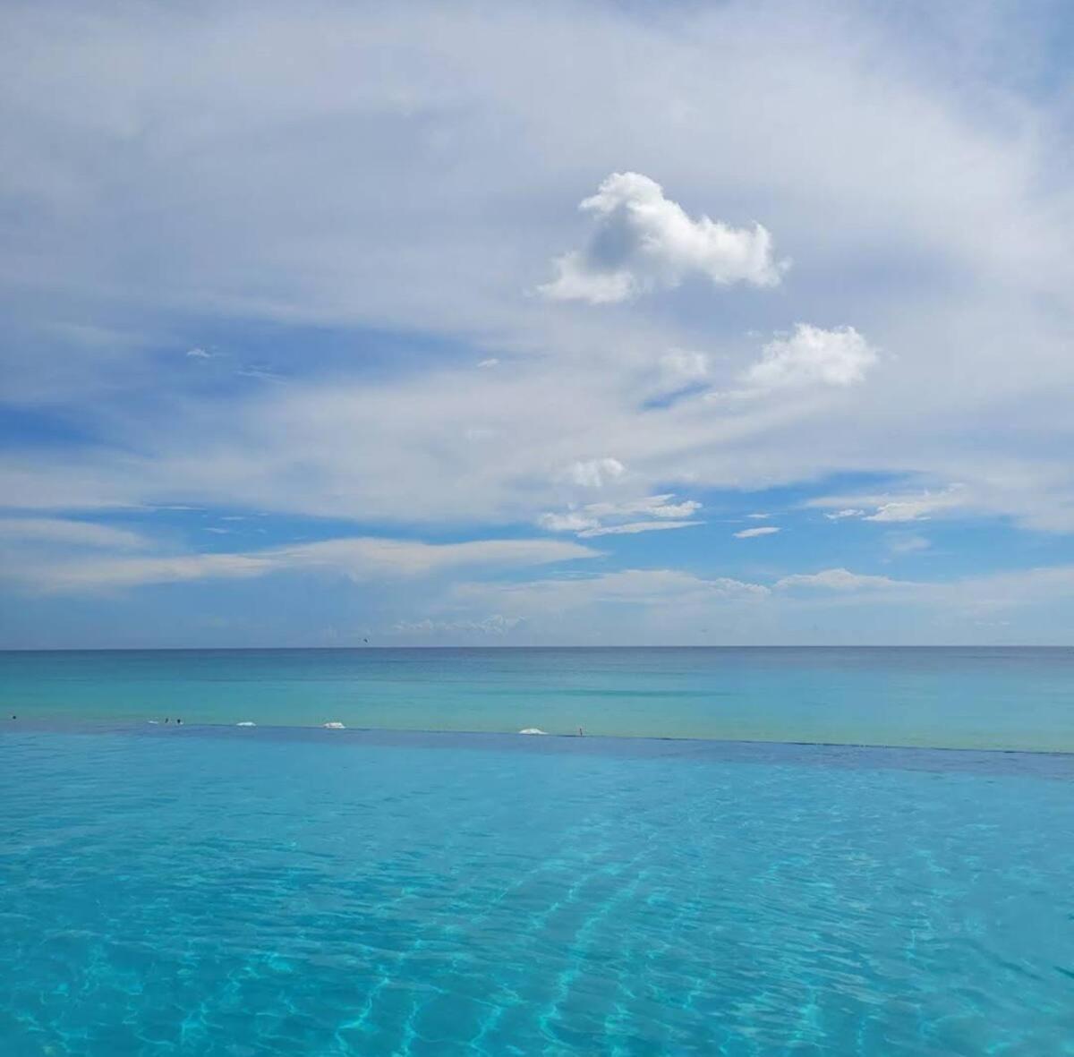 Beachfront Studio With Ocean View كانكون المظهر الخارجي الصورة