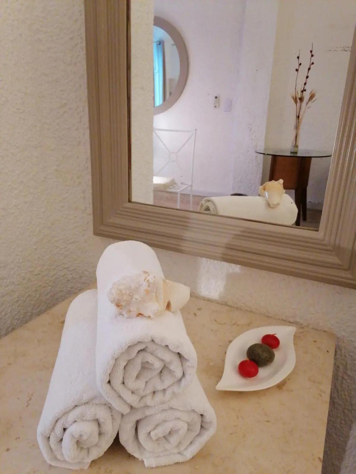 Beachfront Studio With Ocean View كانكون المظهر الخارجي الصورة