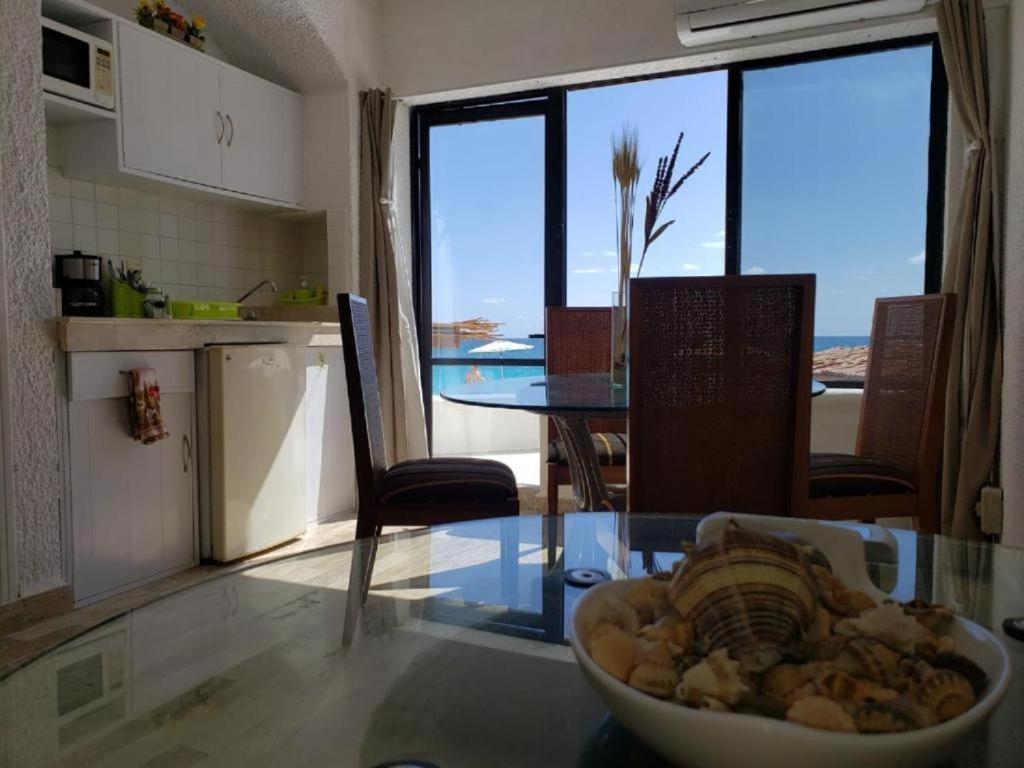 Beachfront Studio With Ocean View كانكون المظهر الخارجي الصورة