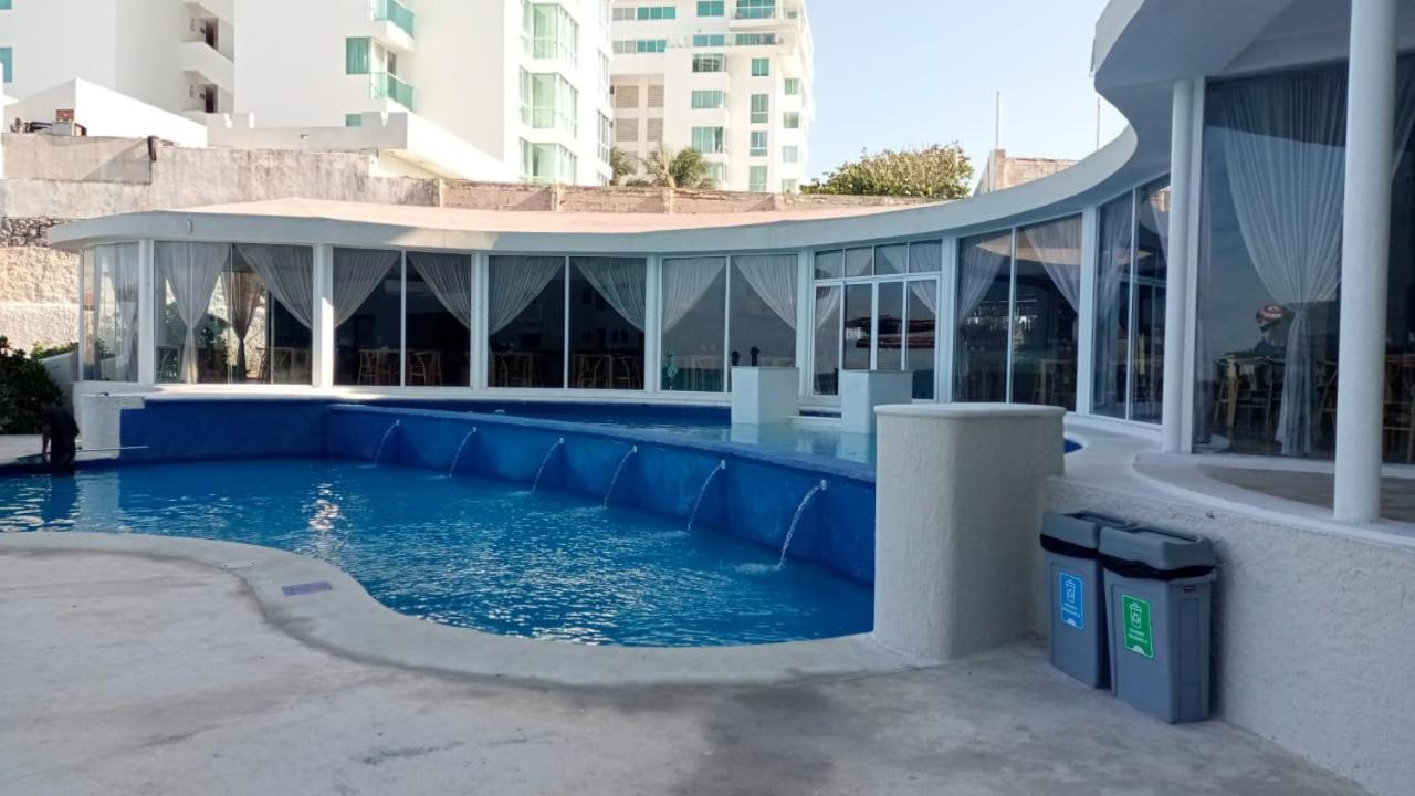 Beachfront Studio With Ocean View كانكون المظهر الخارجي الصورة