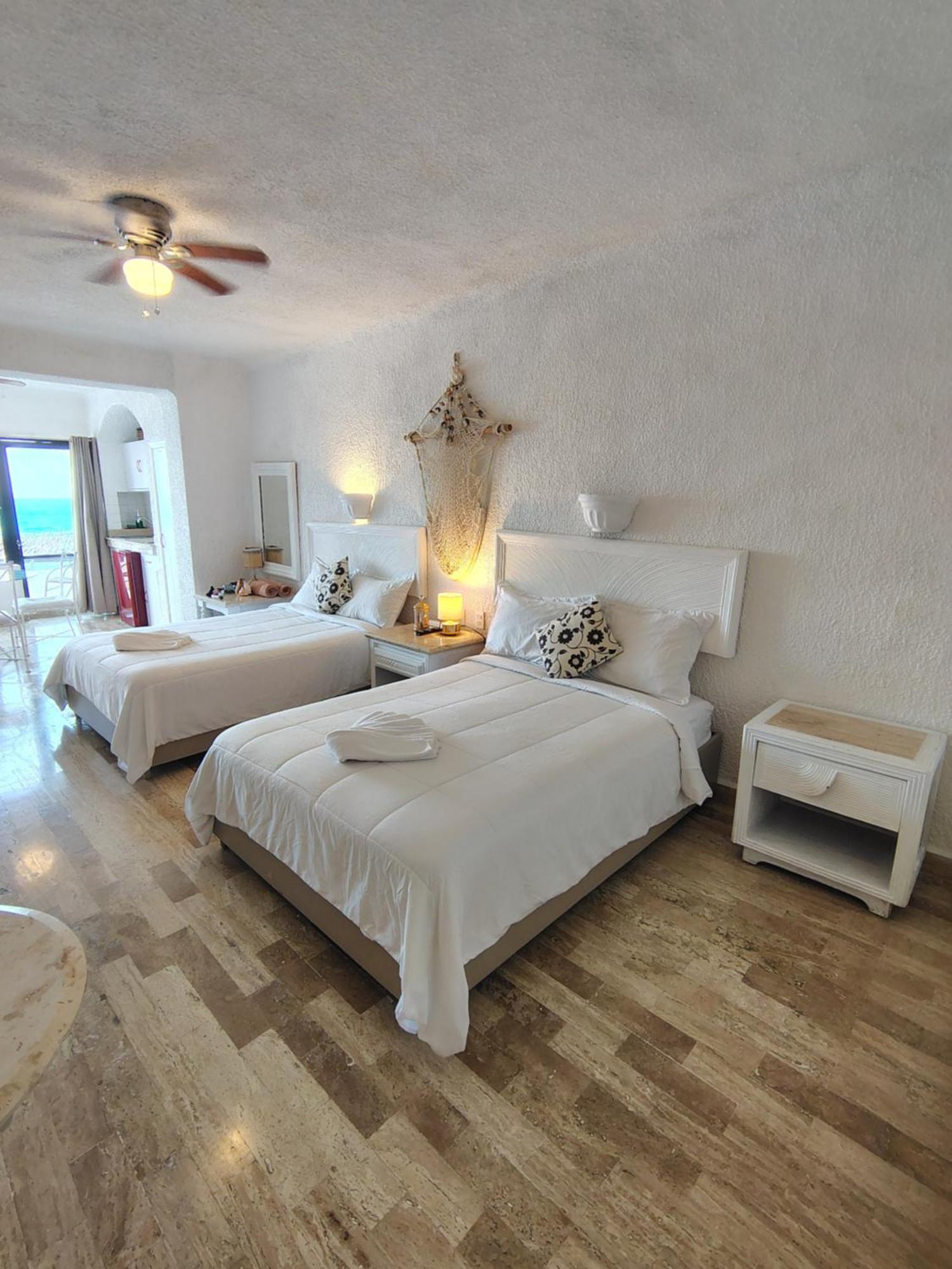 Beachfront Studio With Ocean View كانكون المظهر الخارجي الصورة